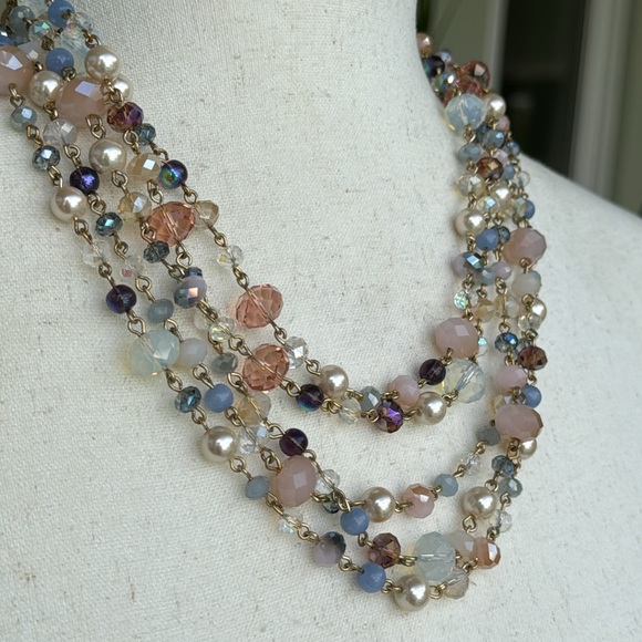 Talbots multi strand beaded necklace - NWOT - Picture 2 of 6